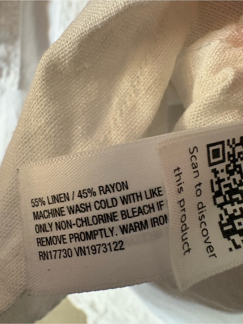 Universal Thread Linen Blend Shirt Jacket White Utility Shacket Large - Picture 4 of 7